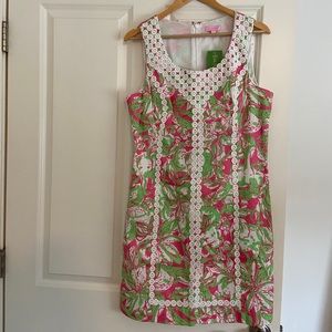 NWT Lilly Pulitzer MacFarlane Shift dress in “forgot my trunks” size 14
